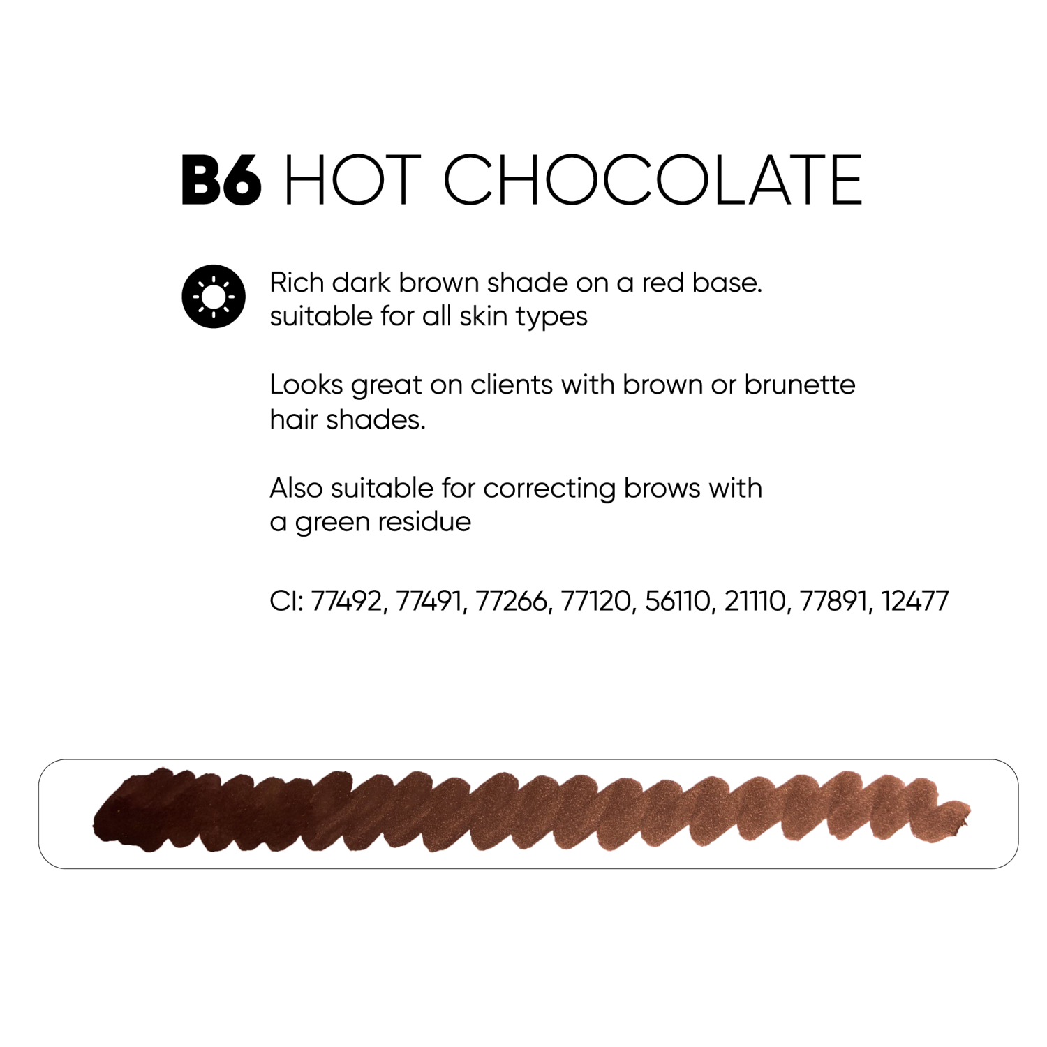 PEINTO წარბის პიგმენტი Hot Chocolate